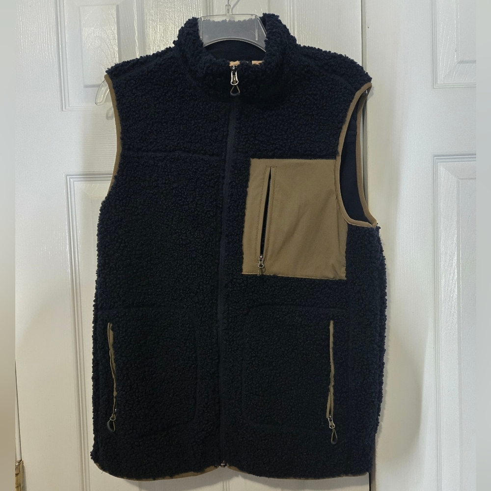 NEW BLUE Telluride Fleece Vest S